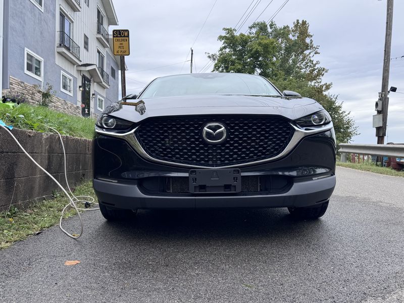 Front grille and bumper after the wash.