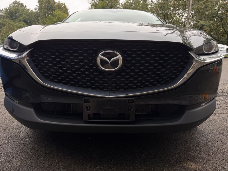 Front grille and bumper before the wash.