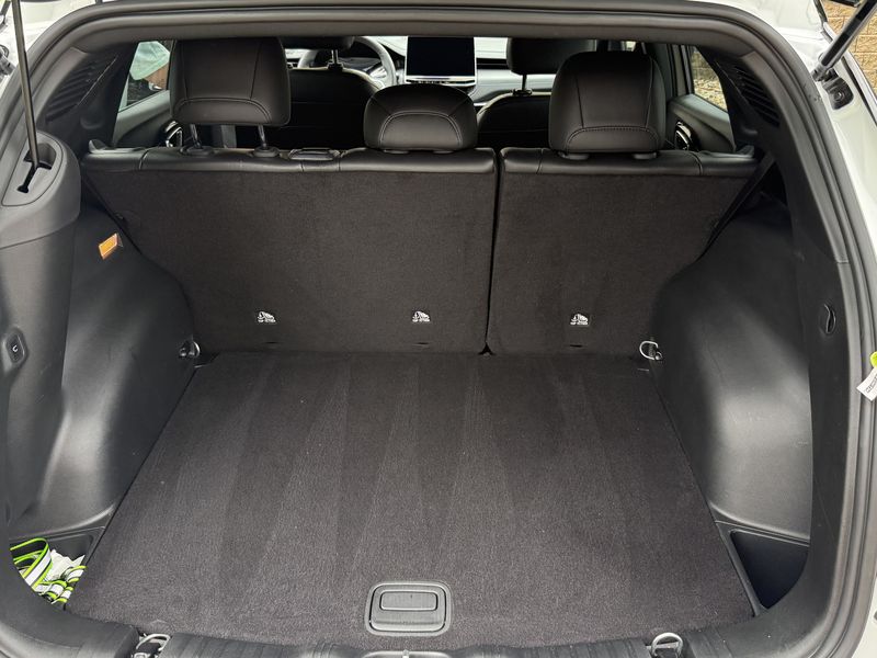 The same cargo area after vacuuming.