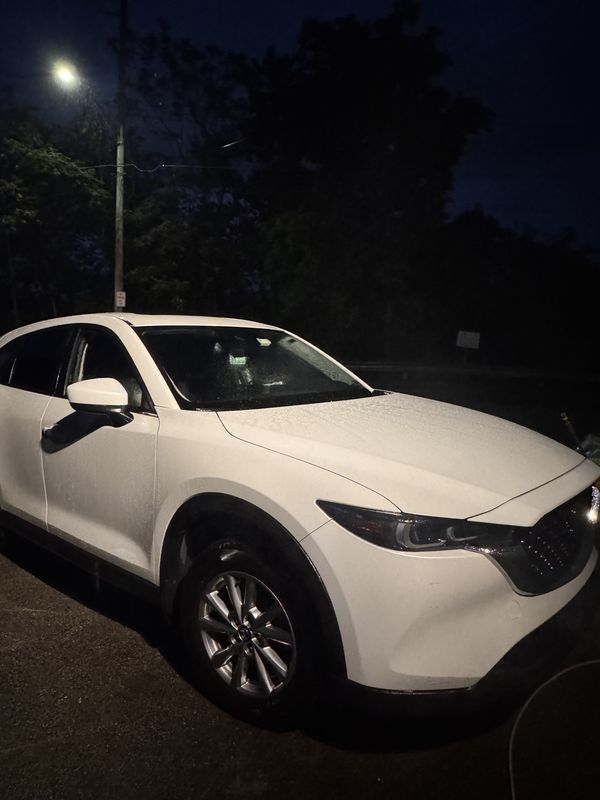 Front three quarter view under a streetlight.